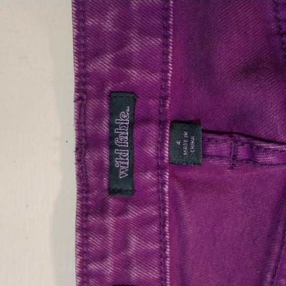 Wild Fable Purple Utility Jeans - Picture 8 of 8